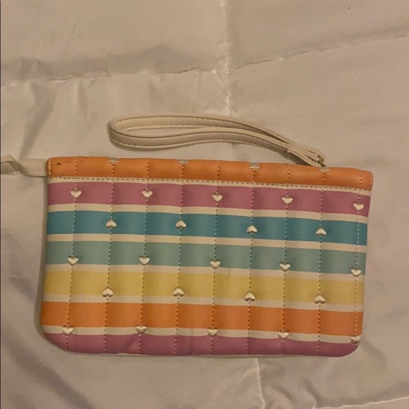 New Betsey Johnson puffy bow pink wallet - Picture 2 of 5